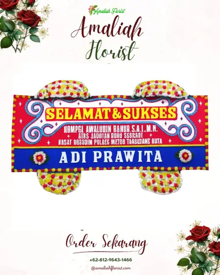 Papan Bunga Ucapan Selamat Kemitir